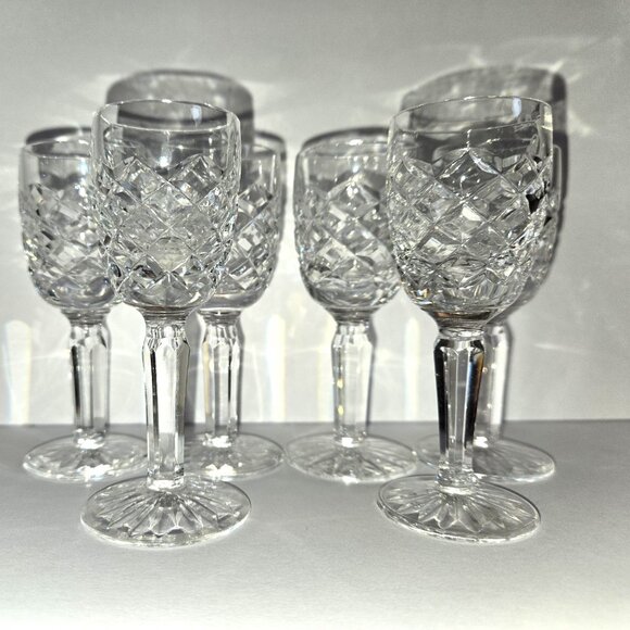 Set Of 6 Waterford Crystal Comeragh Liqueur/cordial Glasses - Picture 1 of 13